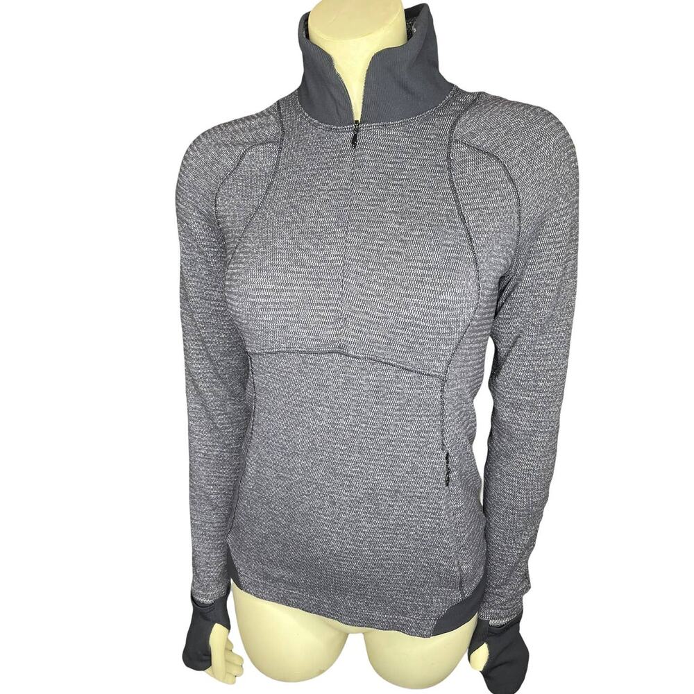 Lululemon Black Half Zip Runderful Pullover